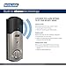 SCHLAGE BE469ZP CAM 619 Connect Smart Deadbolt with alarm with Camelot Trim in Satin Nickel, Z-Wave Plus enabled