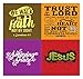 NewEights Christian Bible Verses Scriptures Quotes Stickers (10 Sheets) – Great Gift give Away for Journal Planner Sticky Notes Scrapbooking (Jesus Stickers)