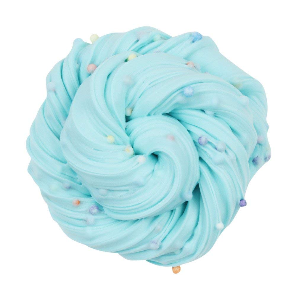 JULIANA Glittery Glittery Fluffy Stretchy Putty Slime for Kids Blue Color (150 gm,Free Slime Activator) (B07NJNC3NW) Amazon Price History, Amazon Price Tracker