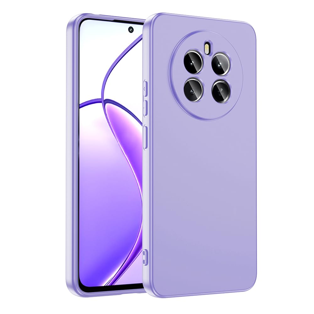 Zore Realme ile uyumlu 12 4G Kılıf Mara Lansman Kapak Lila
