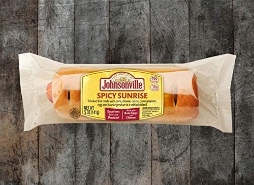 Johnsonville Spicy Sunrise Sausage in Soft Baked Roll, 5 Ounce -- 24 per case.