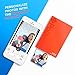 Zink Polaroid Mint Pocket Printer W/ Zink Zero Ink Technology & Built-In Bluetooth for Android & iOS Devices - Red