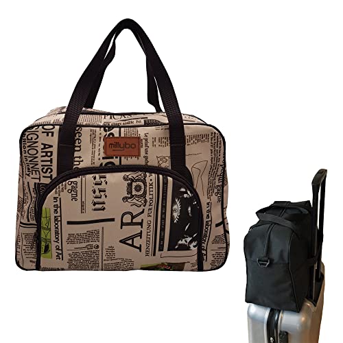 millybo Reisetasche 40x30x20 cm Bordgepäck Handgepäck Flugtasche Tasche Innovative Muster (600.001 -Queen-S) Cover