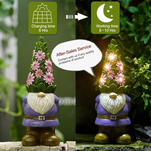Décorations de jardin solaires étanches pour illuminer une cour sombre sans électricité