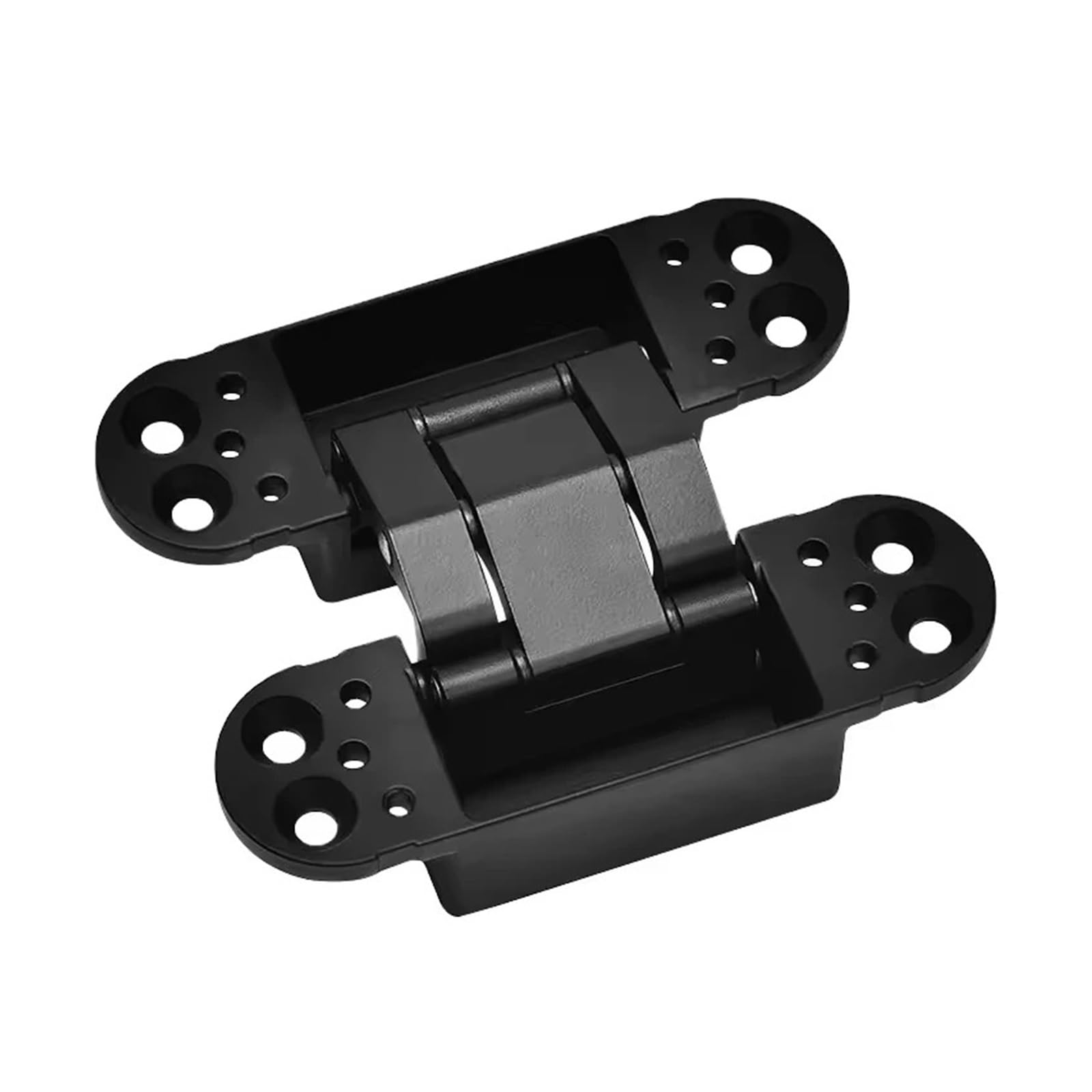 YMUGUEGH 2pcs Side Wooden Doors Invisible Concealed 100mm 114mm Length Mini Hinge 180 Degree Small Hidden Door Hinges(WXXCT3-32DP,40KG-2pcs)