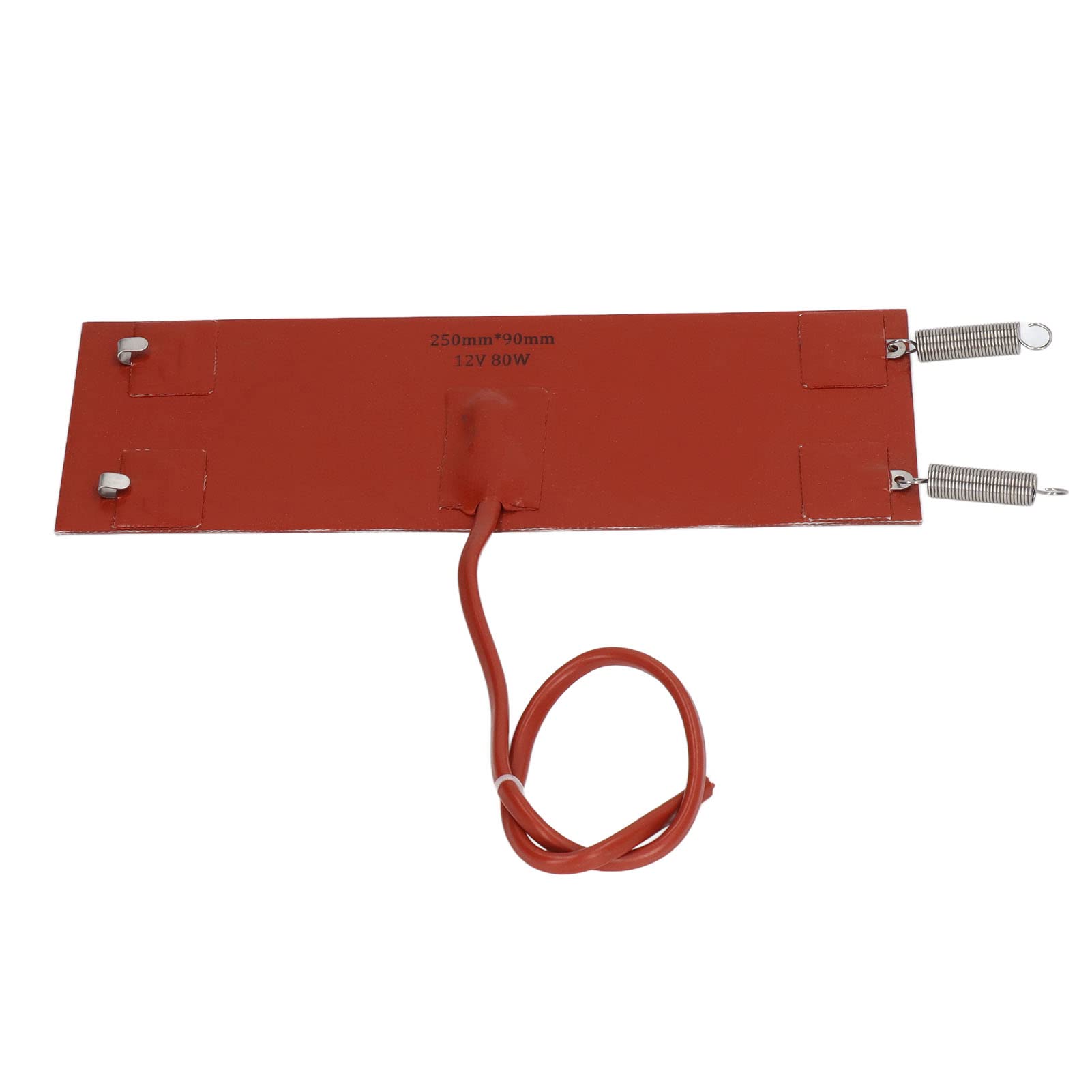 Coussin Chauffant en Silicone, Coussin Chauffant en Silicone, Chauffage D'isolation étanche Efficace pour Ceinture Chauffante 80W pour équipement de Machines de Voiture (DC12V)