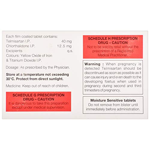 Image of Telpres CT 40 /12.5 - Strip of 15 Tablets