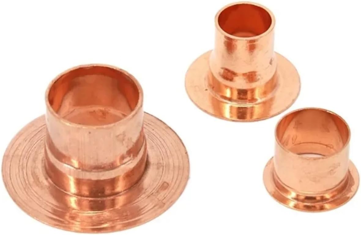 Flanging Flange Liner X 16-219mm ID Weld Socekt End Feed Solder Insert Couper Pure Copper Pipe Fitting Connector(89mm)