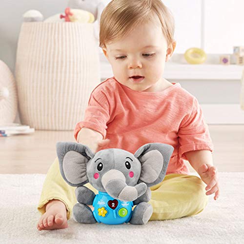 STEAM Life Plush Elephant Baby Toys - Educational Baby Toy - Musical Toy for Baby 0 to 36 Months - Baby Light Up Toys - Educational Musical Toys for Infants Babies Toddlers 0 3 6 9 12 month (Elephant) - Thumbnail 3