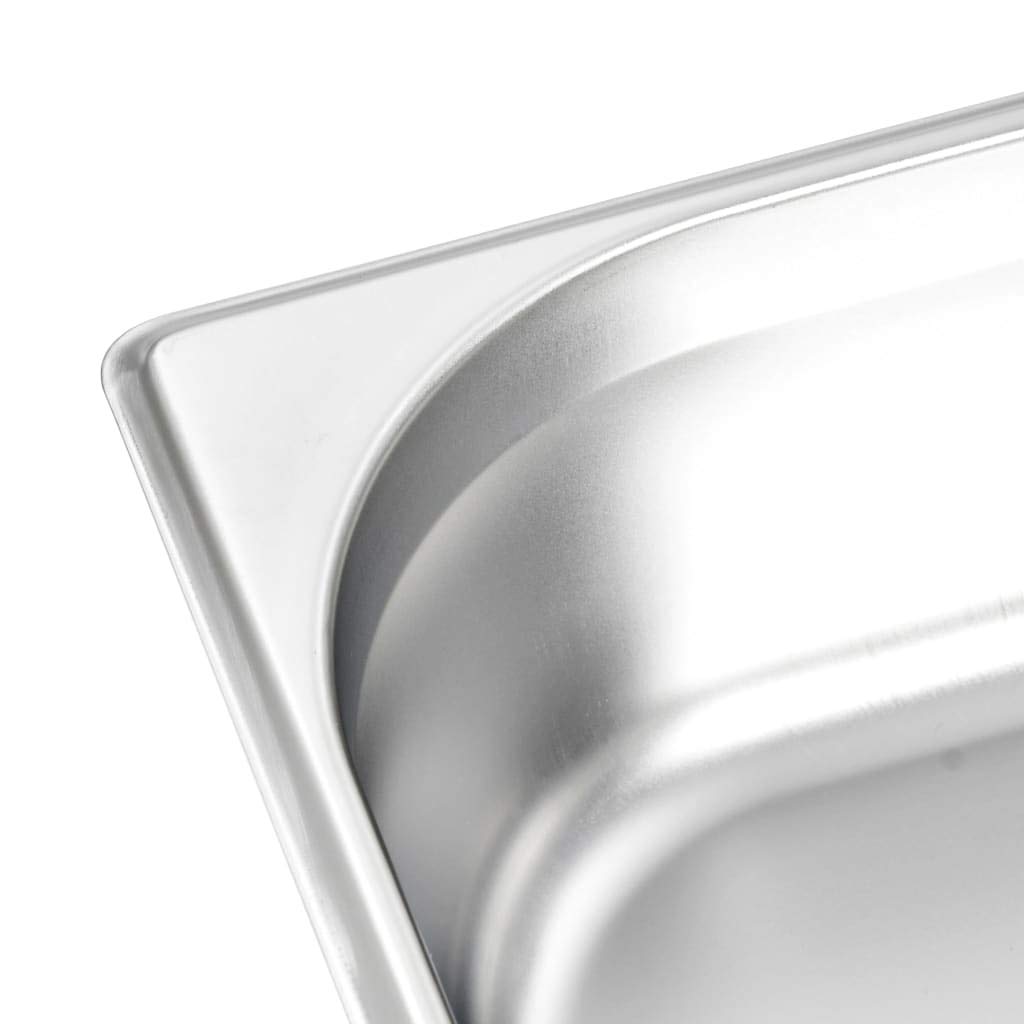 Tidyard Backblech mit Edelstahl Set, Ofenblech zum Backen,4-teilig, Max. Inhalt: 14 L,Abmessungen: 530 x 325 x 100 mm (L x B x H)