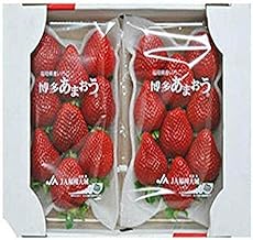 Amaou Strawberry, Large, 1 Box, Approx. 9.5 oz (270 g) x 2 Packs (Produced in Fukuoka Prefecture)