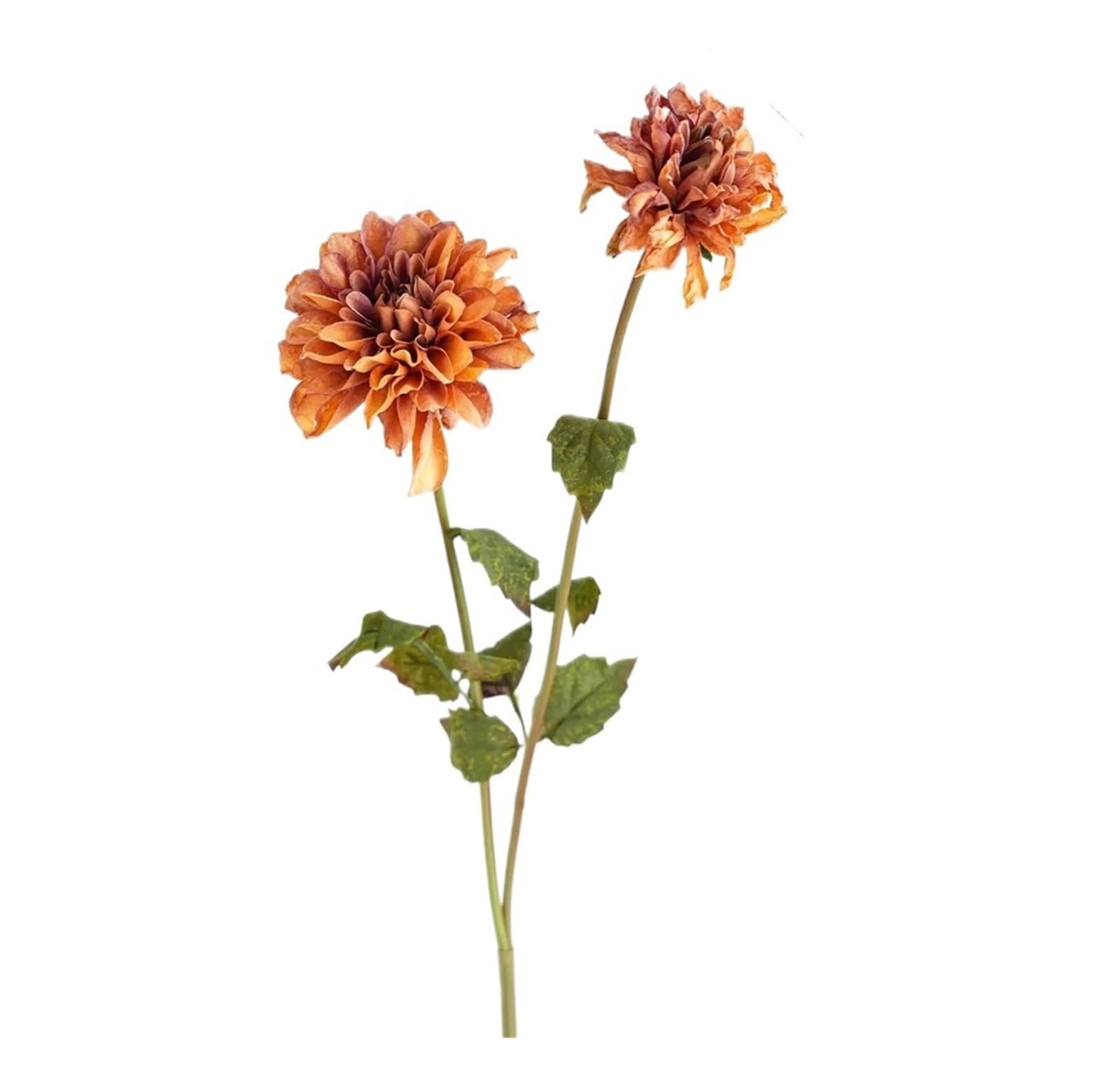 Casetlong 1pc Autumn Artificial Flowers Silk Suitable For Home And Wedding Arrangements, Themed Centerpieces(Burnt Orange)