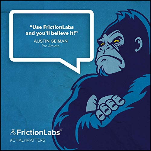 Friction Labs Gorilla Grip Chunky Texture The New Standard in Chalk for Rock Climbing, Crossfit and Powerlifting, 5 oz./142 g, Chalk White (FL-CHALK-GG-05-VXP)