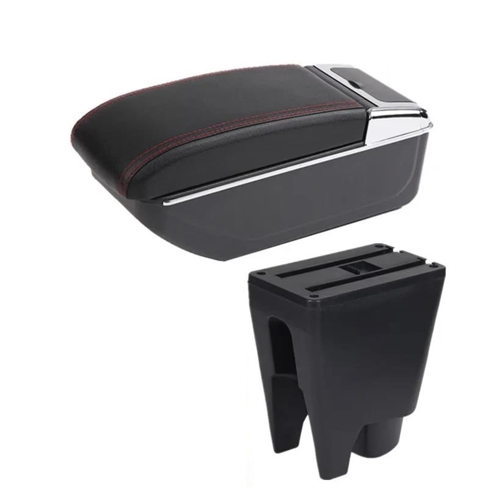 Hjkdsz Style 4 For Citroen C1 Car Armrest Storage Box Single Double Layer Retrofit Interior Dedicated Accessories(Style 4)