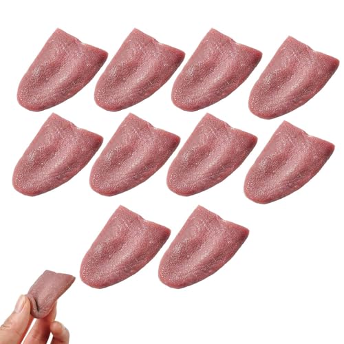 Lengua Falsa - Horrible Consejo De La Lengua | Chistes Gruesos Artificiales Chistes | Realidades Hallloween Bromas Broma Juguetes Adaptados para Gags, Bromas De Miedo, Entretenimiento De