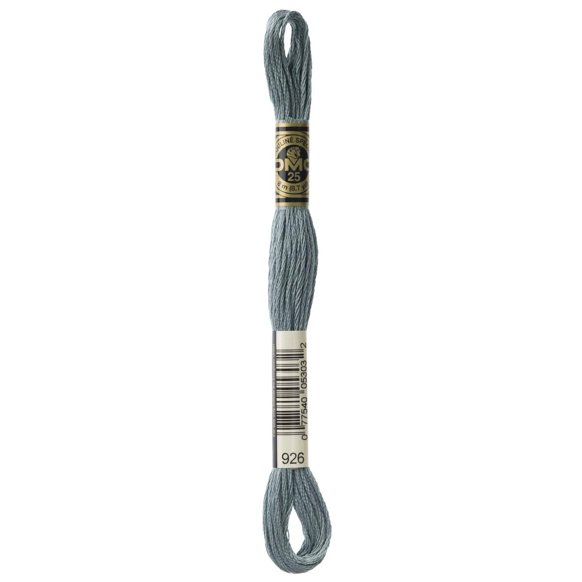 DMC Embroidery Floss Mouline Stranded Cotton Thread for Hand Embroidery and Sewing - Colour No: 926-12 x 8m Skeins — image 1