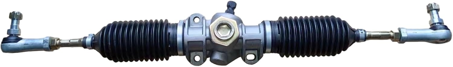 Steering Gear Box Rack and Pinion Assembly with Tie Rod Ends 102288601 103679701 STR-028 Replacement for 2004-up Club Car Precedent G/E Golf Carts