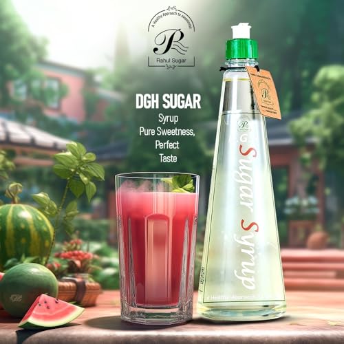 Image of Rahul Sugar Invert Sugar Syrup D.G.H (Pack of 2) Plastic Bottle, Baking Specialty Liquid Sugar Sweetener, Glucose Fructose Syrup Liquid Sugar for Sweets Drinks Baking Pack of 2 (2Kg)