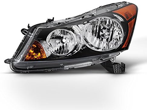AKKON - For 2008 2009 2010 2011 2012 4-Door Sedan Honda Accord Left Driver Side Headlight Headlamp Assembly