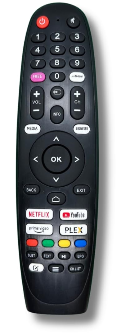 AULCMEET Telecomando Sostuzione per SMART TECH TV 24HA10T3 40FA10V3
