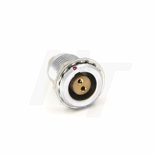 Miniatura 10 de HangTon 0B Huevo 7 Pin Hembra Enchufe Circular Push Pull Metal Conector Panel Montaje Receptáculo