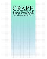 Graph Paper Notebook: 100 Pages of 8x10 inches ( 5mm Squares ) Perfect for Charts Tables Draw Design Sketch and Diagrams Cool Sea Cover Design 1981475370 Book Cover
