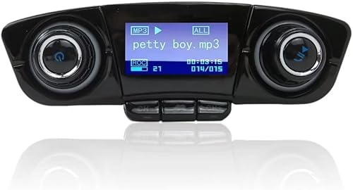 Miniatura 3 de Transmisor FM para automóvil, transmisor FM Bluetooth, adaptador de radio de manos libres, adaptador de audio de radio inalámbrico con disco U,