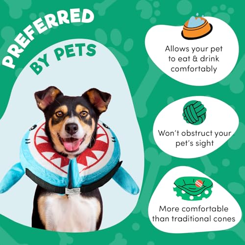 image for BENCMATE Inflatable Dog Cone Collar Alternative, Soft Dog Cone for Sma