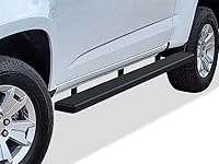 Vista 8 de APS iBoard - Estribos para puerta de modelos para Chevrolet/Gmc, Colorado/Canyon, Crew Cab de 4 puertas, Aluminio negro