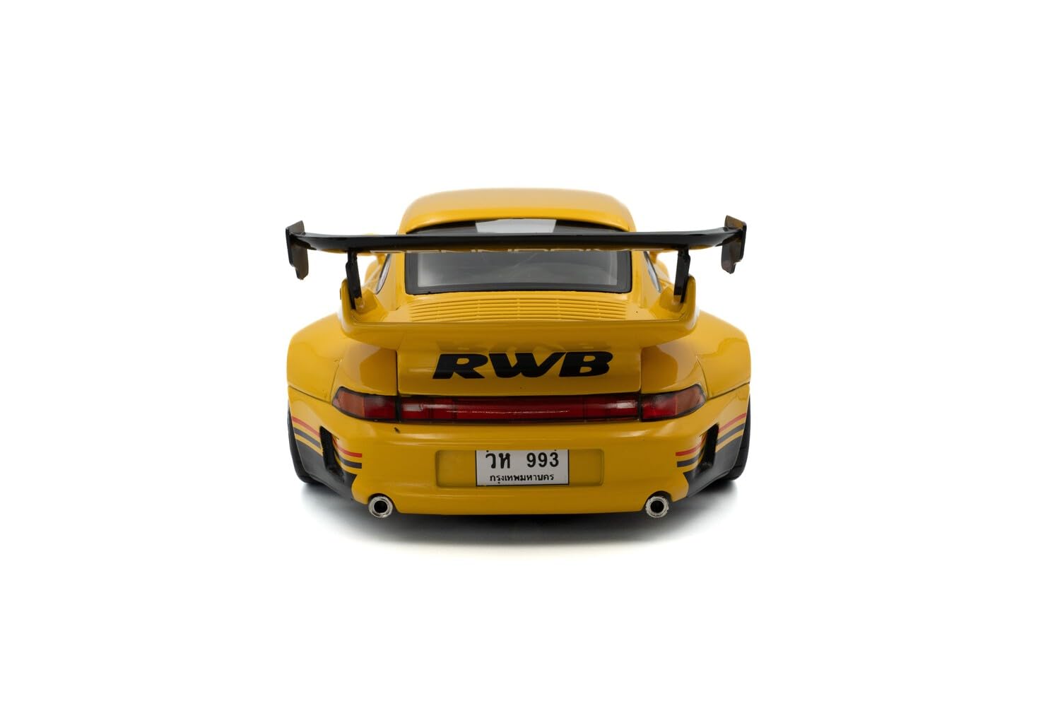 Solido RWB Bodykit Cinderella Modellino Auto 1:18 Widebody Carrozzina Sportiva Giallo