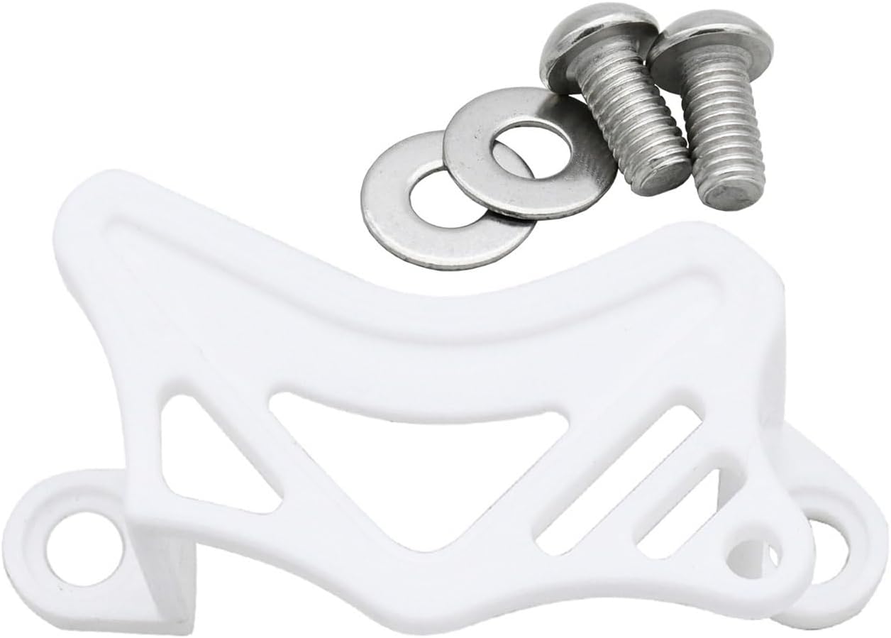 Rear Brake Disc Cover Caliper Guard Protection Compatible with CR CRF 125R 250R 450R 250X 450X 250RX 450RX 450L Dirt Bike Universal(Red Set)