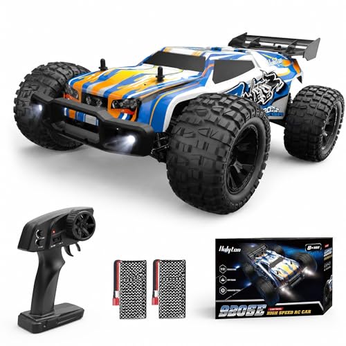 Image of DEERC 1:10 High Speed RC Car, 48 km/h 4WD Fast Remote Control Truck, All Terrain RC Monster Truck with 2 Batteries for 40+ Mins Play Time, Hobby Grade Off Road RC Car for Adults & Kids