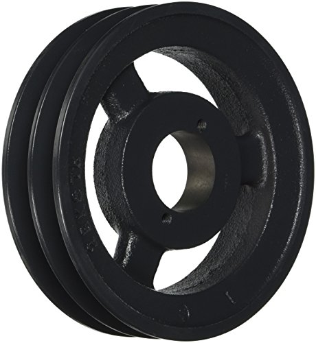 Browning 2BK67H Bushed Classical Gripbelt Sheave, 4L or A, 5L or B Belt, 2 Grooves, Uses H Bushing