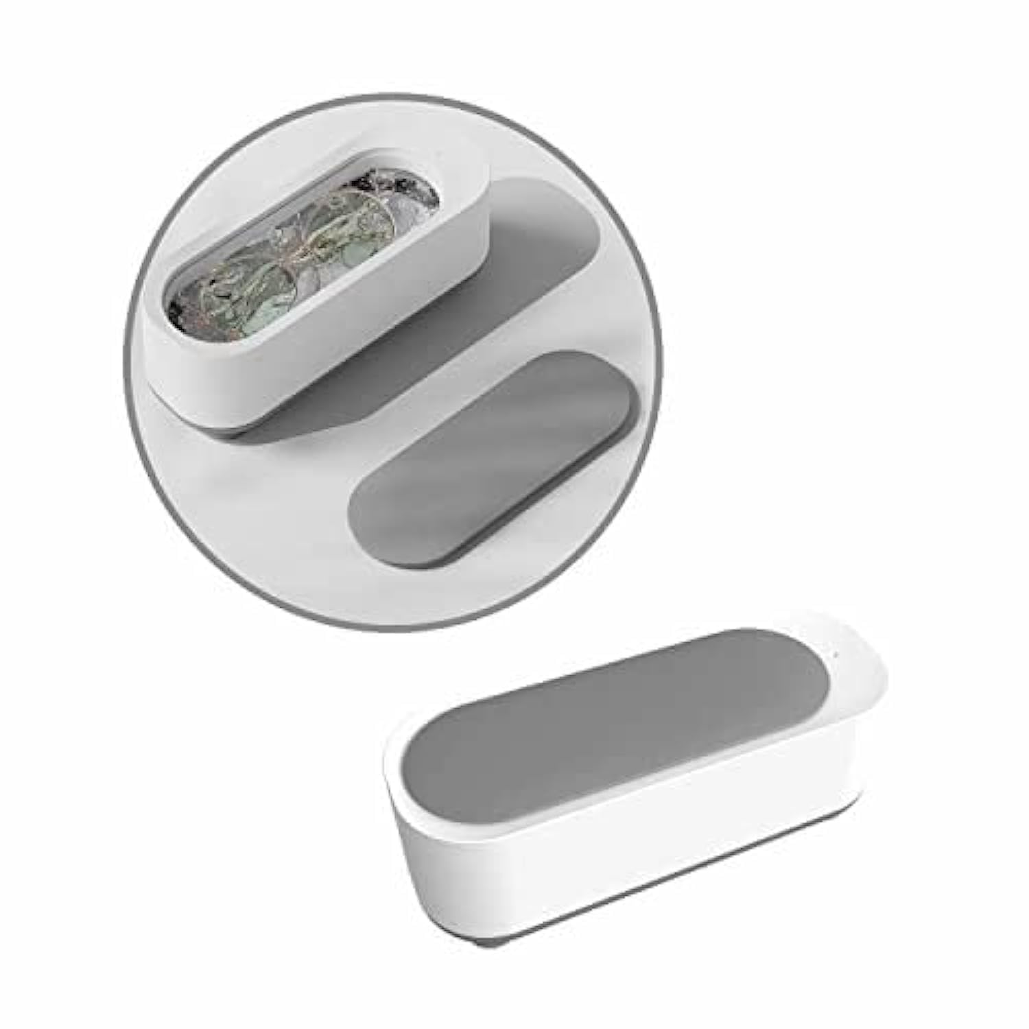 Glasses Cleaner, Ultrasonic Jewelry Cleaner Machine for Watches, Razors, Coins,Rings&Daily Supplies