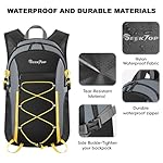Seektop 20L Foldable Waterproof Hiking Backpack, Ultralight Small Lightweight Daypack Packable Backpack for Men Woman - Image 3