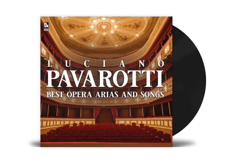 Luciano Pavarotti Las mejores arias y canciones de ópera, Álbum Musical, Actuación en vivo Vinilo