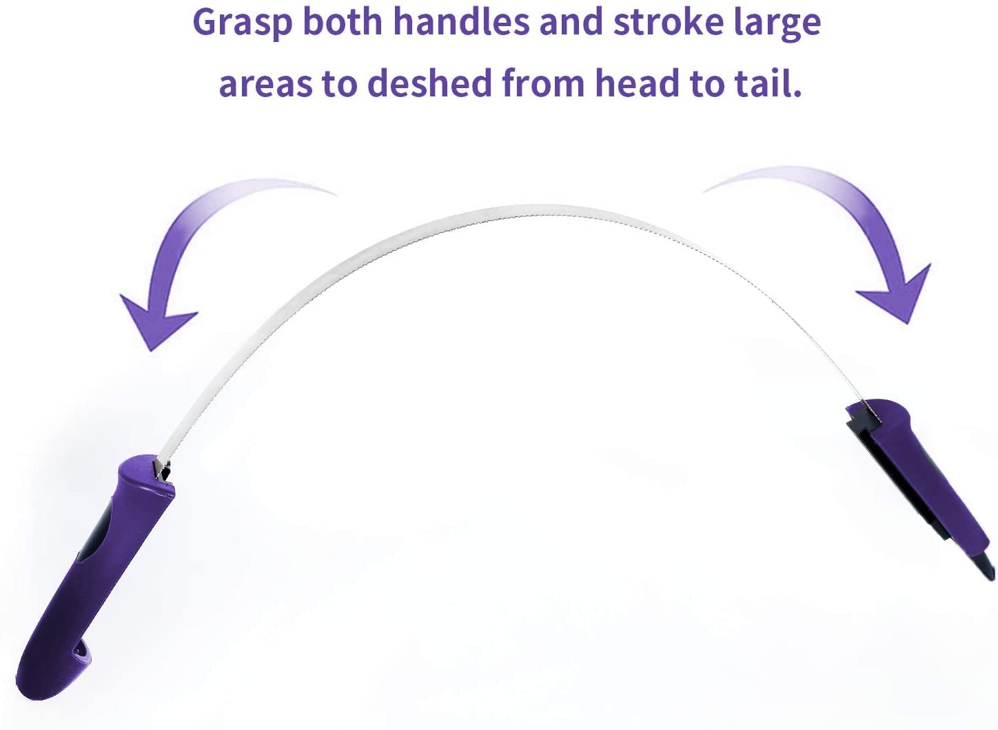 Showman Large Stainless Steel Shedding Blade