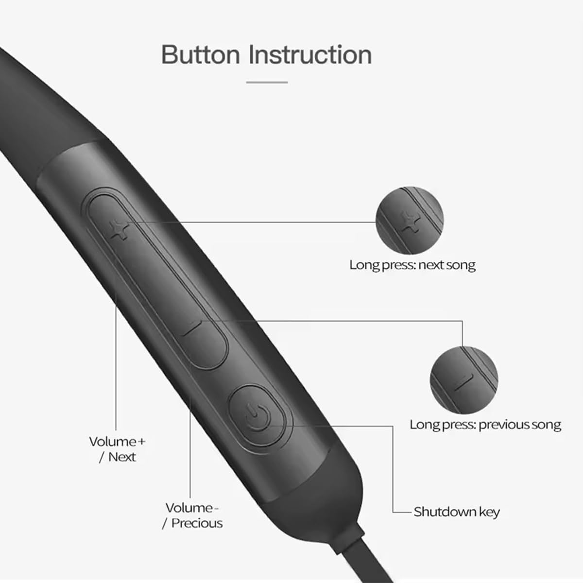 Neckband Bluetooth Headphones Wireless Magnetic Neckband Earphone,Sports Noise Cancelling Stereo Earphones with Microphone Compatible,CVC6.0 HD Call & IPX7 Waterproof for Gym,Sports,Blue