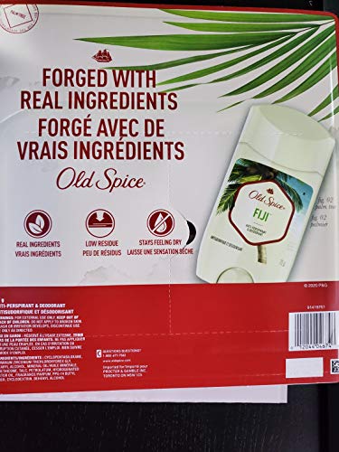 Old Spice Fresh Collection Invisible Solid Anti-Perspirant and Deodorant, Fiji Scent, 2.6 Ounce (Pack of 3)