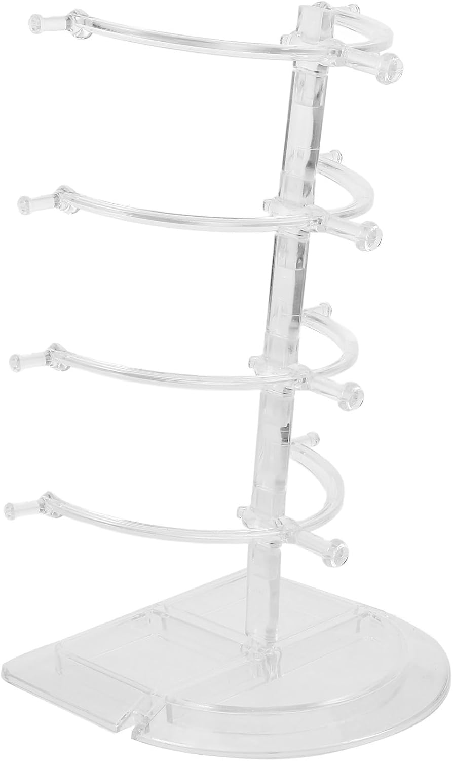 Acrylic Sunglass Organizer Display Stand with Multilayer Design for Sunglasses and Reading Glasses, Stylish Eyeglass Holder for Store Display and Events, Ample Space for Organized