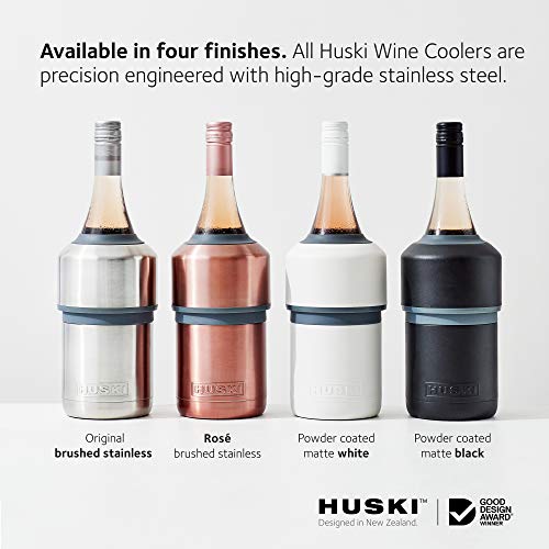 Huski Wine Cooler | Premium Iceless Wine Chiller | Keeps Wine Cold up to 6 Hours | Award Winning Design | New Wine Accessory | Fits Some Champagne Bottles | Perfect Gift for Wine Lovers (Rosé) - Thumbnail 4