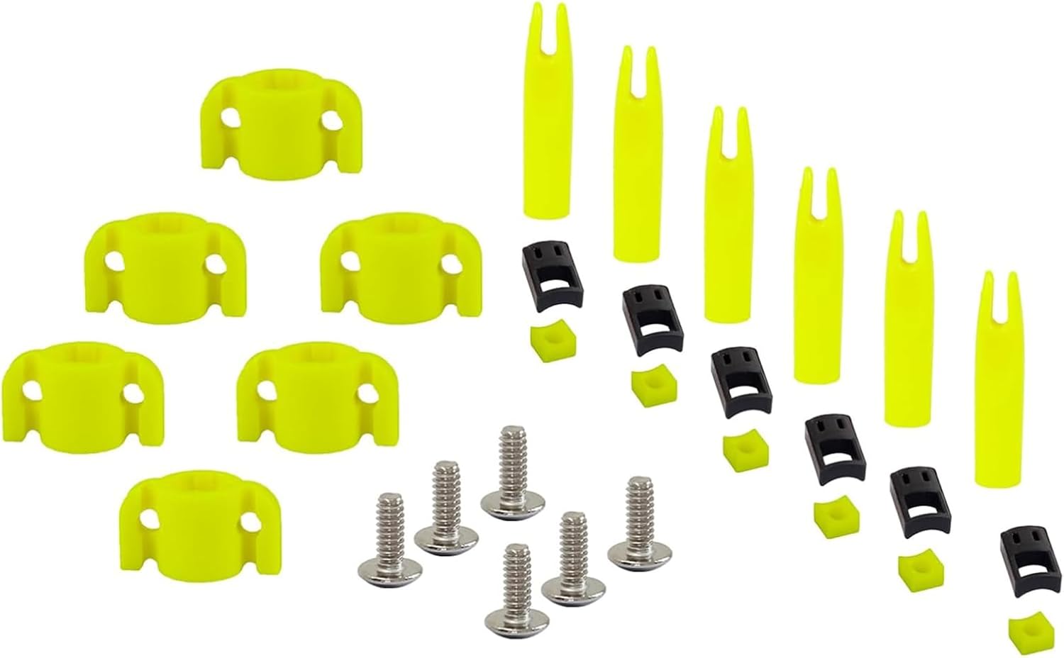 6PCS Bowfishing Arrows Safety Slides Kits