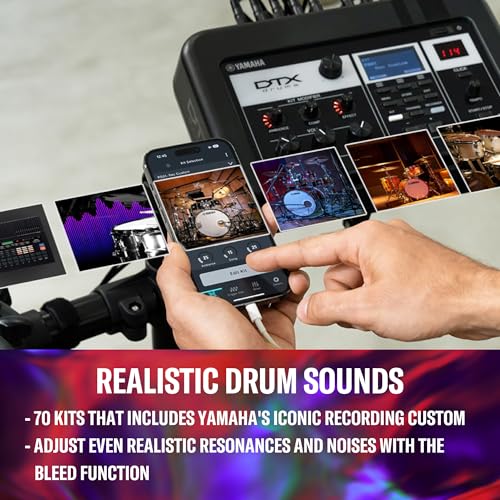 Image of Yamaha DTX6K5-M Electronic Drum Kit With Large-Diameter 2-Ply Mesh Pads