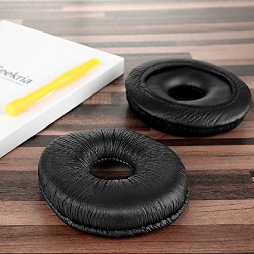 Almohadillas de Repuesto Geekria para Auriculares Panasonic Technics RP-DJ1200, RP-DJ1205, RP-DJ1210, Cojines de Oreja, Piezas de Reparación (Negro) miniatura 4