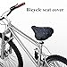 Erhigher Bike Seat Cover with Adjustable Drawstring Washable Oxford Cloth MTB Road Mountain Bicycle Saddle Sun Dust Protector Cover Grey