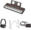 YAMAHA PSR-E360 Portable Keyboard bundled with HPH-150 Headphones, L-2C Keyboard Stand, and sustain Pedal