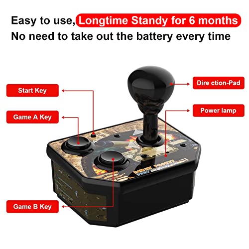 Handheld Game Console, Plug And Play Wireless Video Retro Game Console Hdmi Output Tv Stick,2 Wireless Joysticks Controllers, Best Gifts Choice For Kids, Children,Adults #TOP2