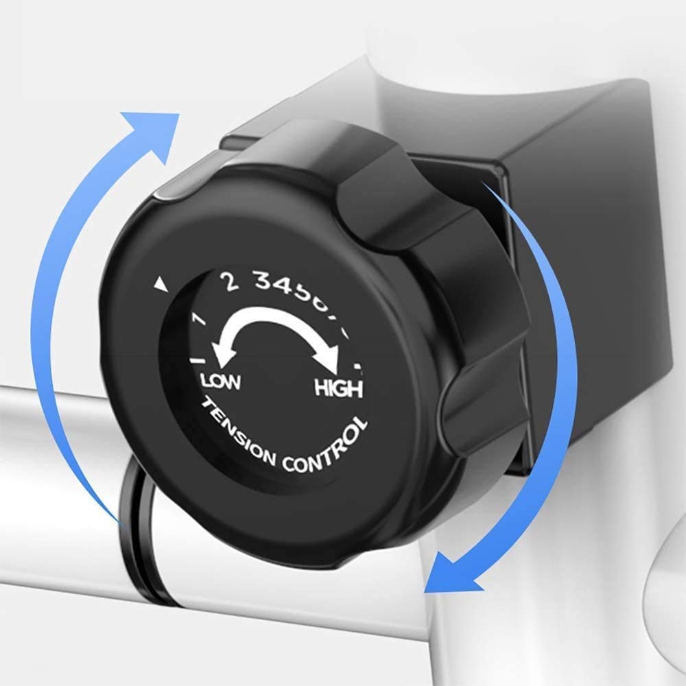 Elíptica magnética para uso doméstico, 8 niveles de resistencia, diseño compacto que ahorra espacio con mango ajustable y asiento para cardio