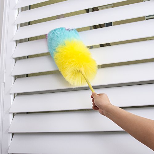 Kitchen + Home Large Static Duster - 27" Inch Electrostatic Feather Duster Attracts Dust Like A Magnet! - Sapphire #TOP5