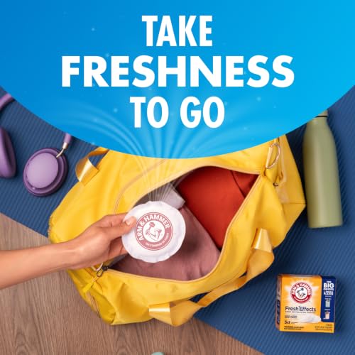ARM & HAMMER Fresh Effects Odor Neutralizing Baking Soda Pouches, 5 Count, White - image 2